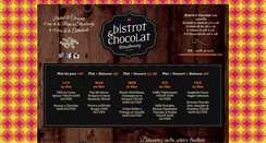Desktop Screenshot of bistrotetchocolat.net